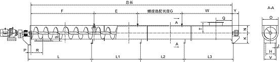 無(wú)軸螺旋輸送機硫化銨輸送機 無(wú)軸螺旋輸送機硫化銨輸送機