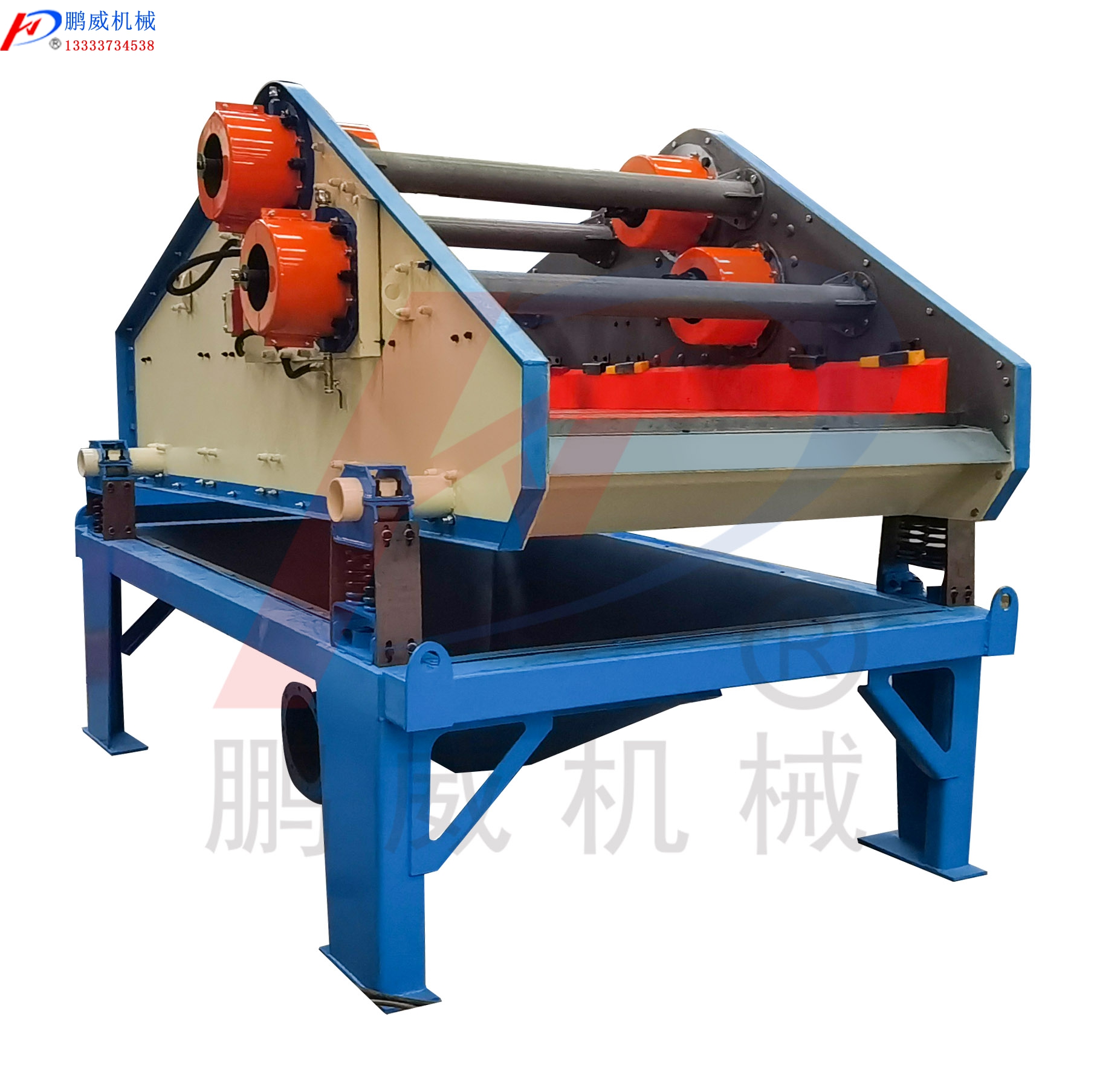 脫水篩對(duì)物料進(jìn)行分級(jí)